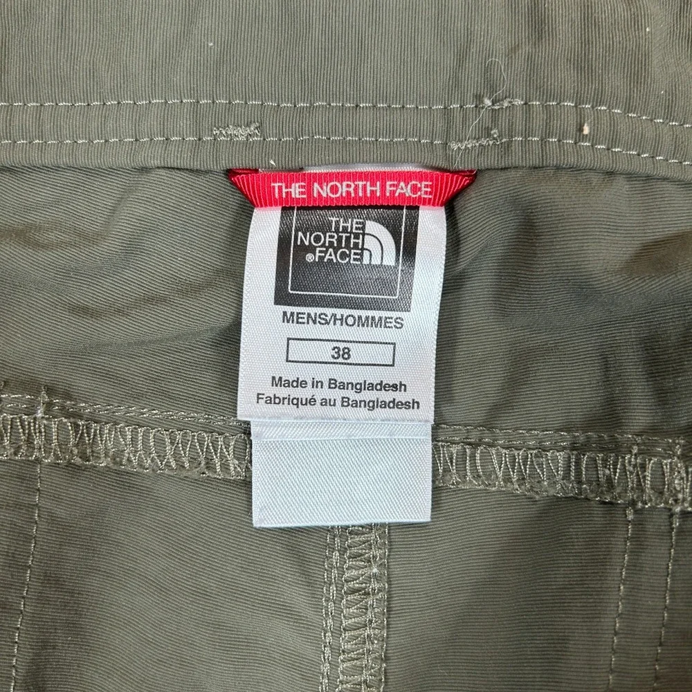 The North‎ Face Men's Cargo Shorts Olive Green Outdoor Size 38
